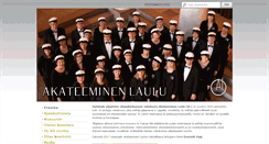 Desktop Screenshot of akateeminenlaulu.fi